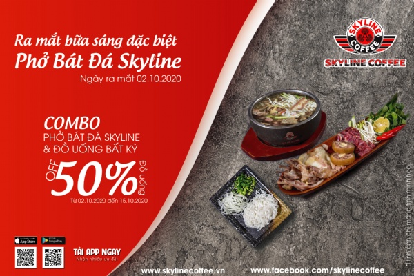 Câu chuyện Phở bát đá Skyline Coffee