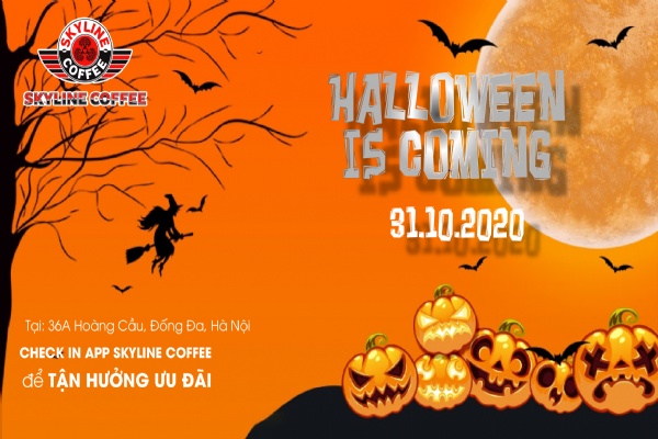 THAM HALLOWEEN ẤN TƯỢNG TẠI SKYLINE COFFEE HOÀNG CẦU