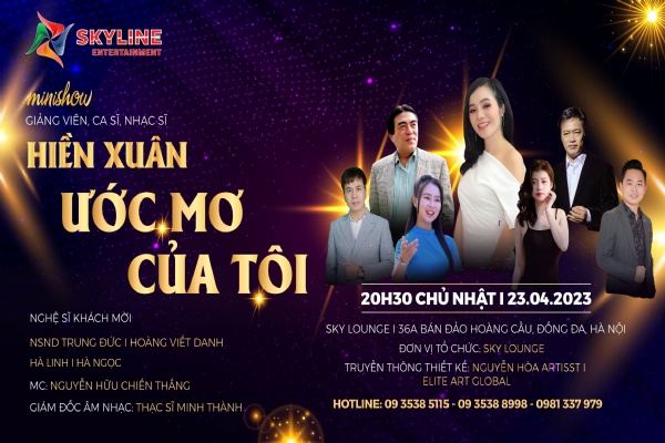 MINISHOW GIẢNG VIÊN, CA SĨ, NHẠC SĨ HIỀN XUÂN 